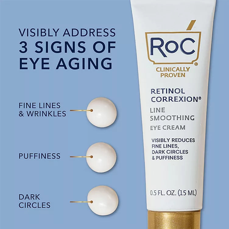 RoC Retinol Correxion Line Smoothing Eye Cream (0.5 fl. oz., 3 pk.)
