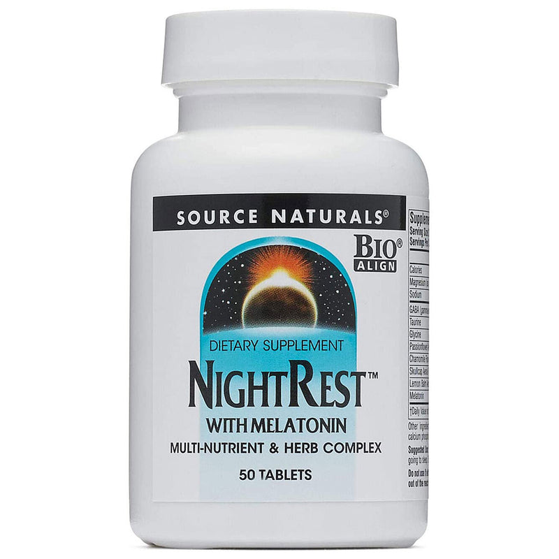 NightRest w/Melatonin 50 tabs