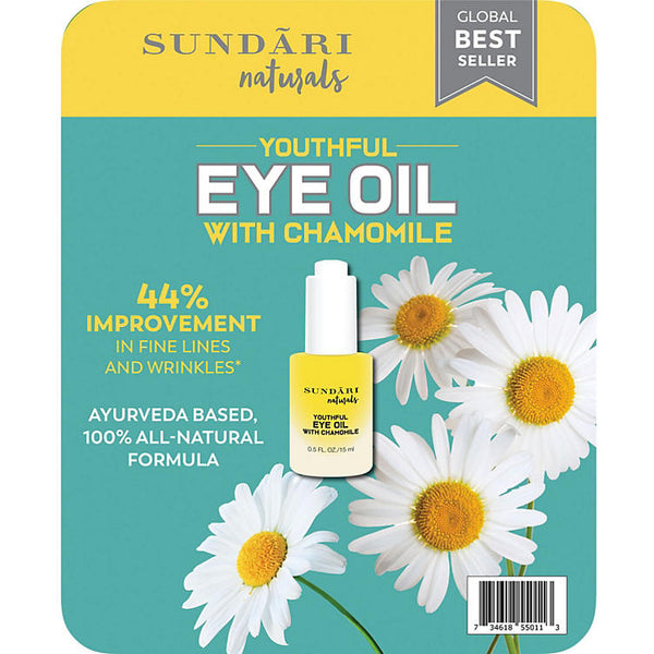 SUNDARI Youthful Eye Oil with Chamomile (0.5 fl. oz.)