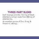 Sambucus Organic Elderberry Throat Lozenges with Vitamin C and Zinc (120 ct.)