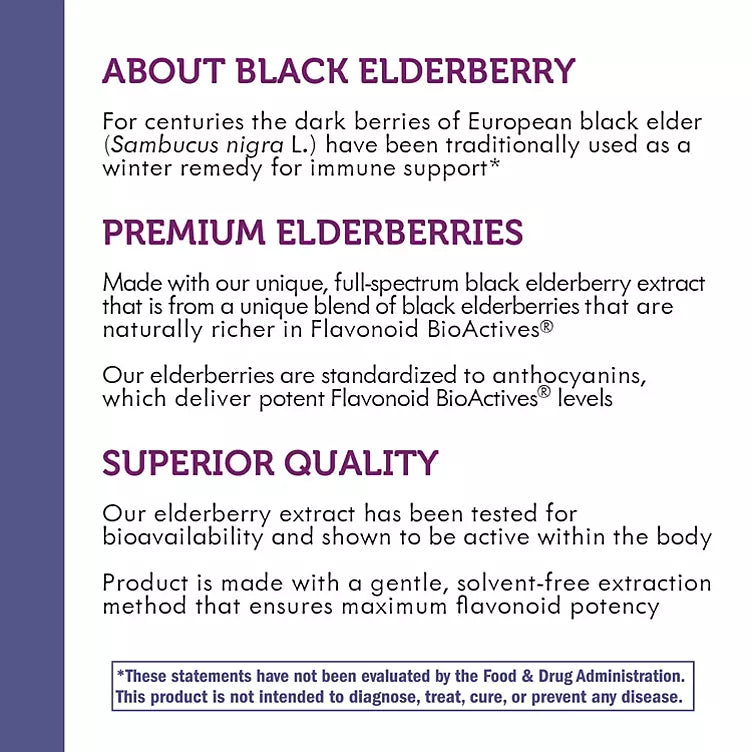 Sambucus Standardized Elderberry Original Syrup, Immune Support (4 fl. oz., 3 pk.)