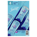 Secret Outlast Clear Gel Deodorant, Shower Fresh (2.6 oz., 4 pk.)