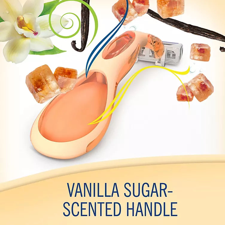 Skintimate Vanilla Sugar Disposable Razors for Women (15 ct.)