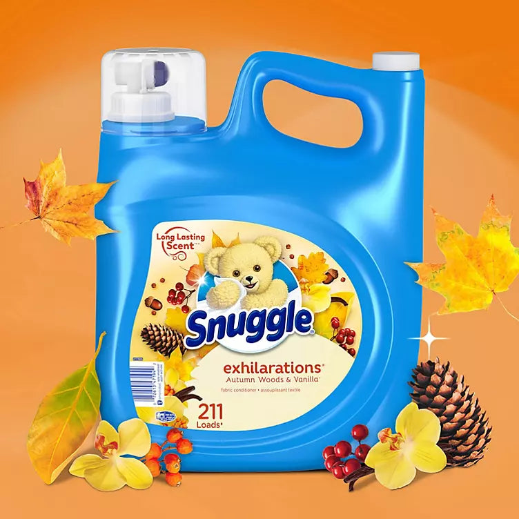 Snuggle Liquid Fabric Softener, Autumn Woods & Vanilla (180 fl. oz., 211 loads)