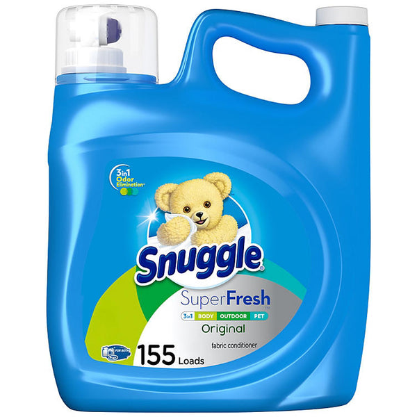 Snuggle Plus SuperFresh Liquid Fabric Softener (164 fl. oz., 155 loads)