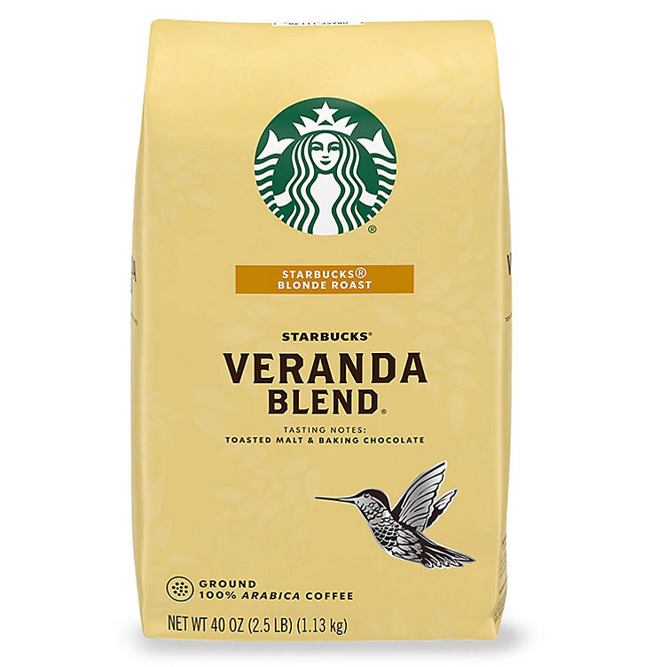 Starbucks Blonde Roast Ground Coffee, Veranda Blend (40 oz.)