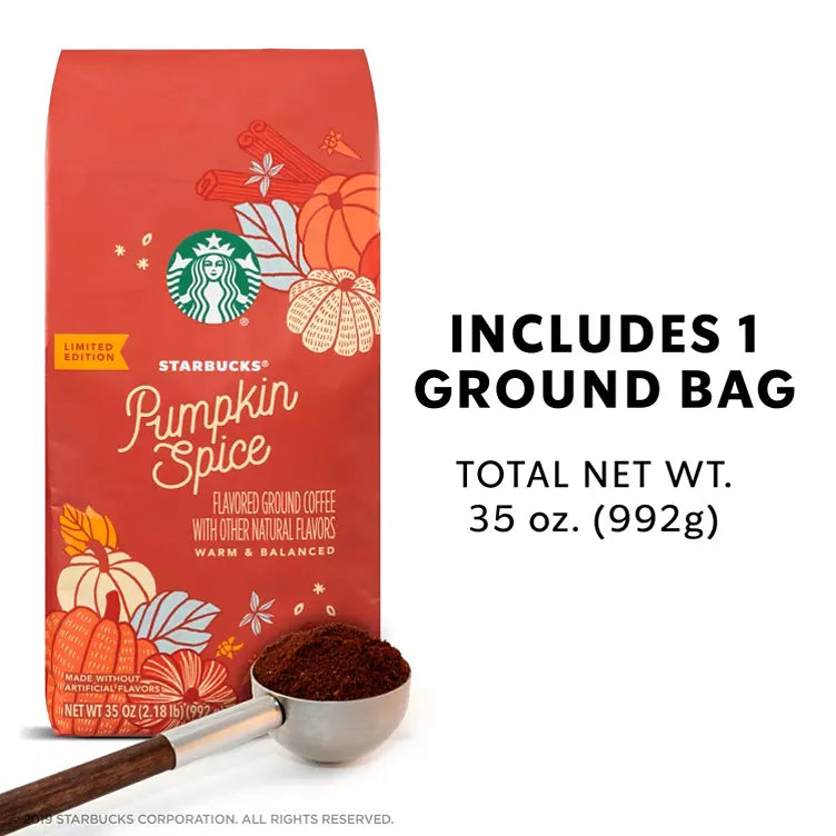 Starbucks Ground Coffee, Pumpkin Spice (35 oz.)