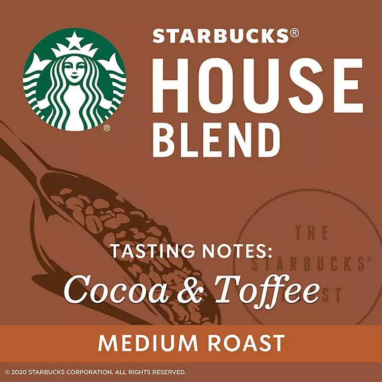 Starbucks House Blend Whole Bean Coffee (40 oz.)