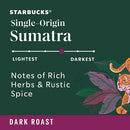 Starbucks Single-Origin Sumatra Coffee K-Cups, Dark Roast (72 ct.)