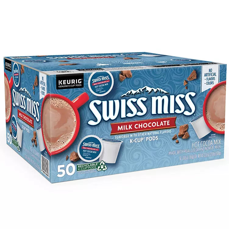 Swiss Miss Cocoa K-Cup Pods, Milk Chocolate (50 ct.)
