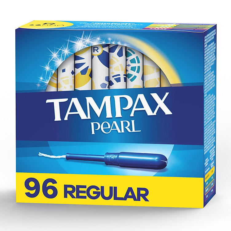 Tampax Pearl Regular Tampons, Unscented (96 ct.)