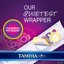 Tampax Radiant Tampons Duo Pack Regular/Super Absorbency, Unscented (84 ct.)