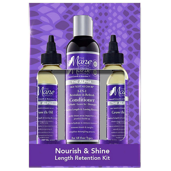 The Mane Choice 3-In-1 Revitalize & Refresh Conditioner and 2 pk. Scalp Growth Oil Set