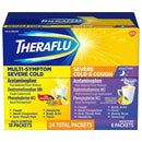 Theraflu MultiSymptom Severe Cold Relief Medicine/Nighttime Severe Cold & Cough Relief Medicine Powder (24 pk.)