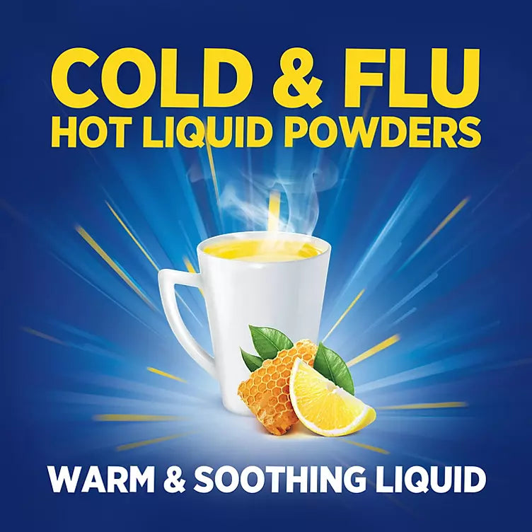 Theraflu MultiSymptom Severe Cold Relief Medicine/Nighttime Severe Cold & Cough Relief Medicine Powder (24 pk.)