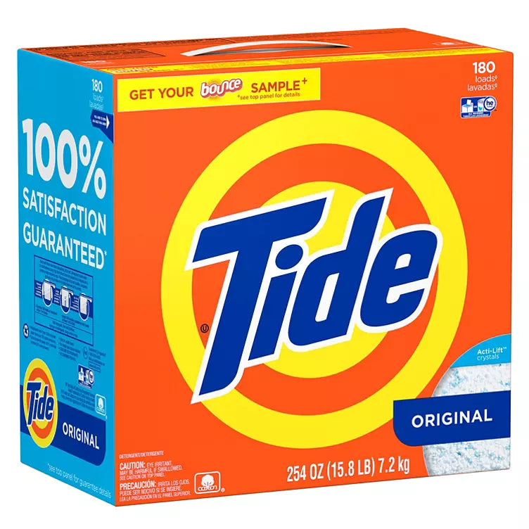 Tide HE Ultra Powder Laundry Detergent (254 oz., 180 loads)