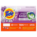 Tide PODS + Febreze Liquid Laundry Detergent Pacs, Spring & Renewal (104 ct.)