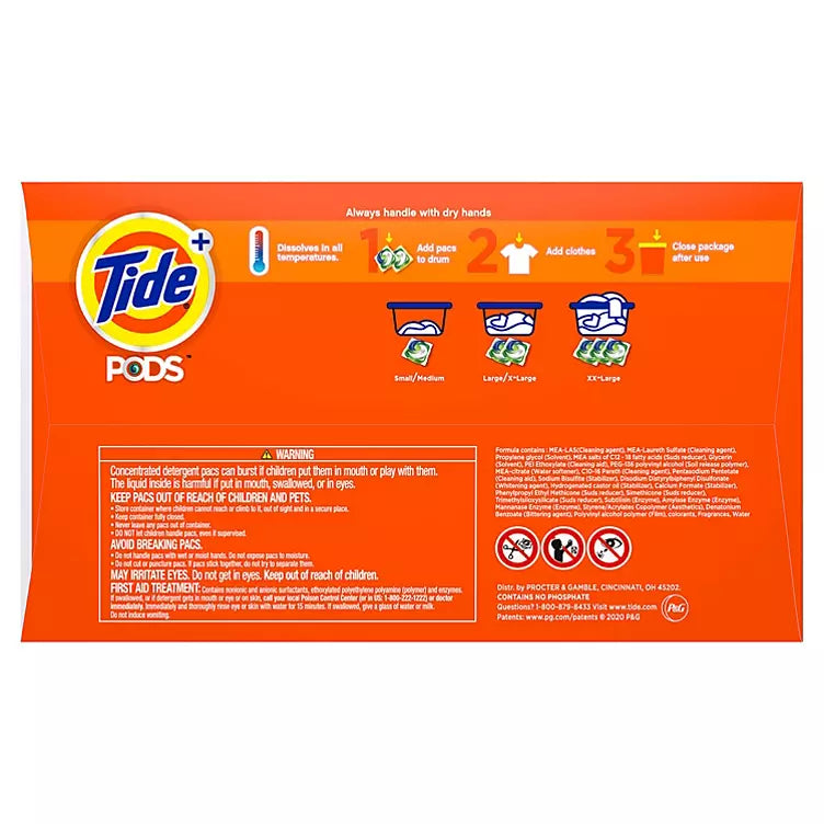 Tide PODS + Febreze Liquid Laundry Detergent Pacs, Spring & Renewal (104 ct.)