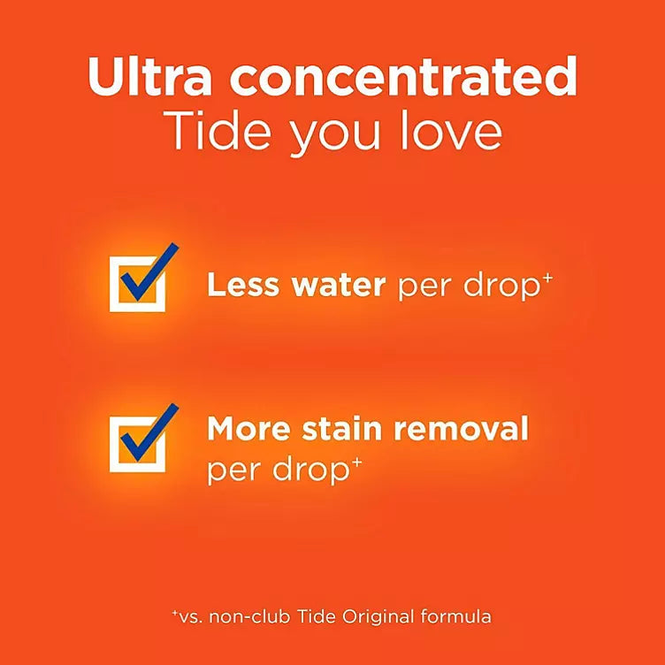 Tide Ultra Concentrated Liquid Laundry Detergent, Original (158 loads, 208 fl. oz.)