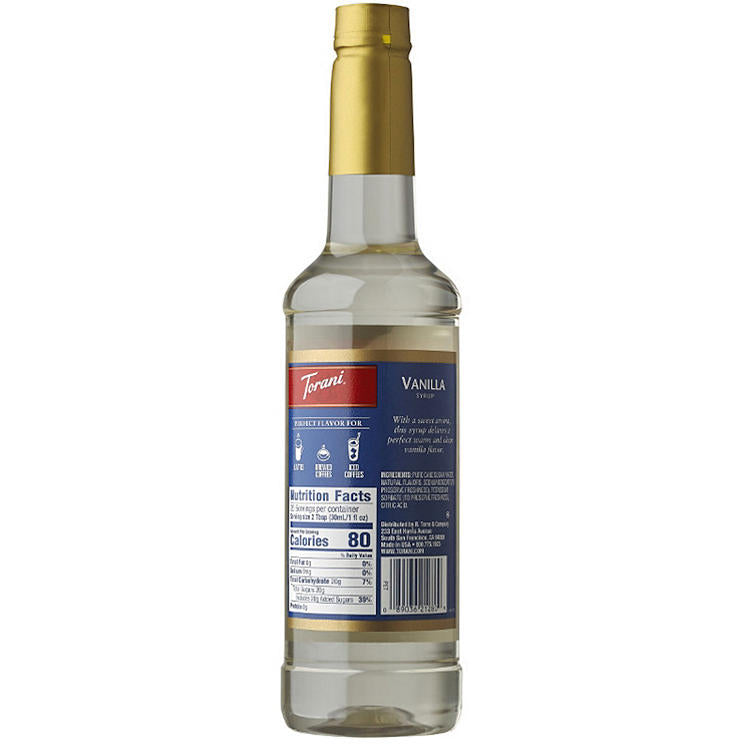 Torani Vanilla Syrup (750 mL)
