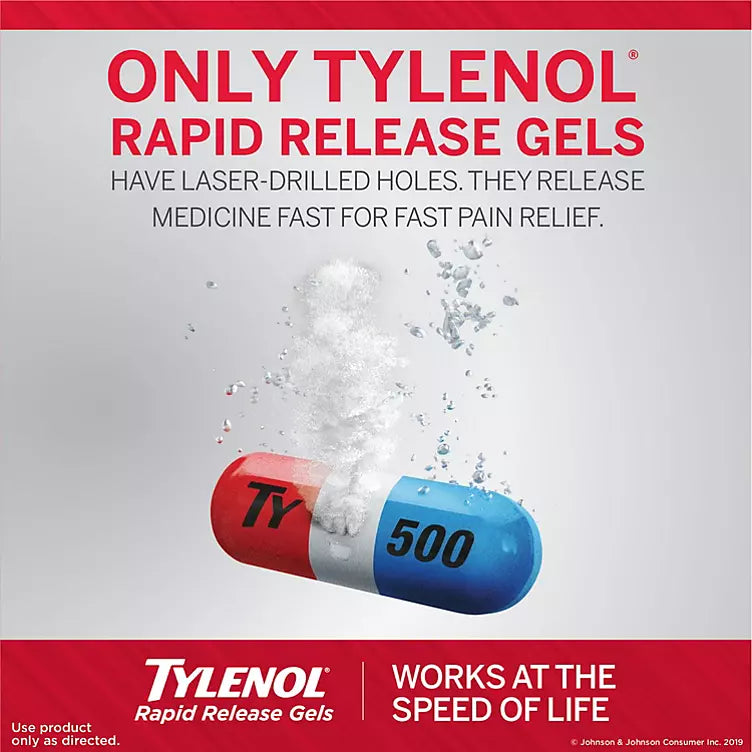 Tylenol Extra Strength Rapid Release Gels (290 ct.)