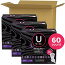 U by Kotex All Nighter Ultra Thin Pads with Wings, Extra Heavy Overnight (60 ct.)