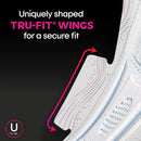 U by Kotex All Nighter Ultra Thin Pads with Wings, Extra Heavy Overnight (60 ct.)
