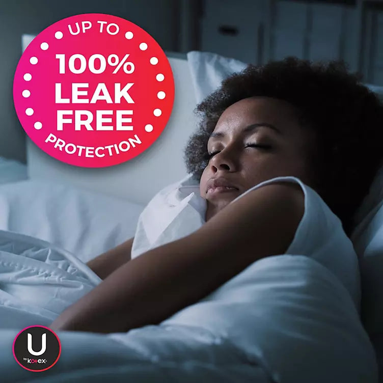 U by Kotex All Nighter Ultra Thin Pads with Wings, Extra Heavy Overnight (60 ct.)