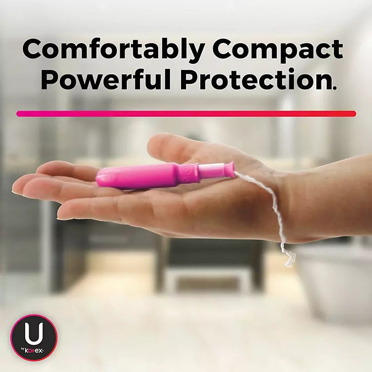 U by Kotex Click for your Perfect Fit Compact Tampons, Unscented, Super Plus (45 ct.)
