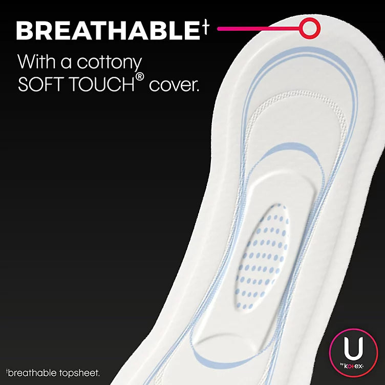 U by Kotex Security Ultra Thin Pads, Regular, Unscented (120 ct.)