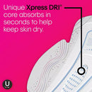 U by Kotex Ultra Thin Pads with Wings, Heavy (120 ct.)