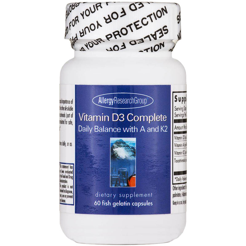 Vitamin D3 Complete 60 Fish Gelatin Capsules