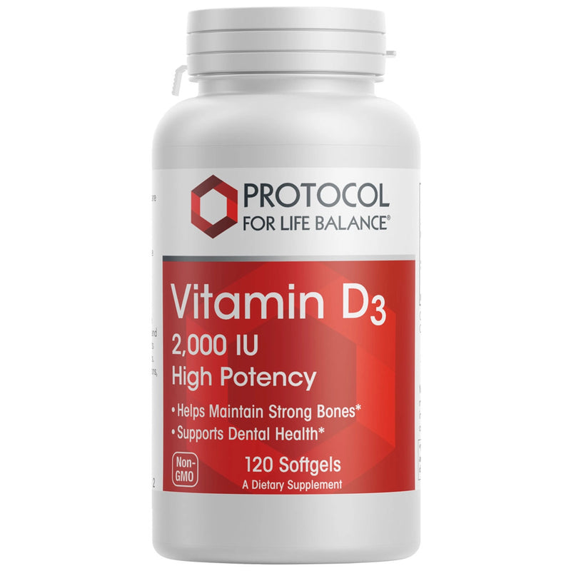 Vitamin D3 2,000 IU 120 gels
