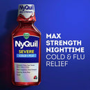 Vicks DayQuil and NyQuil SEVERE Cold & Flu Relief Liquid, Berry Flavor (3 pk., 12 fl.oz./Bottle)
