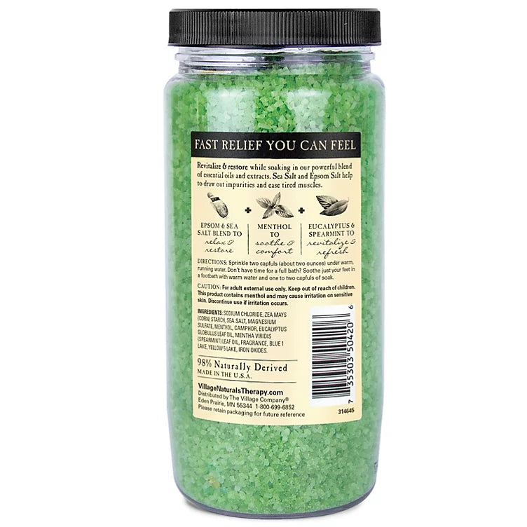 Village Naturals Therapy Aches and Pains Muscle Relief Bath Salts (4 ct.)