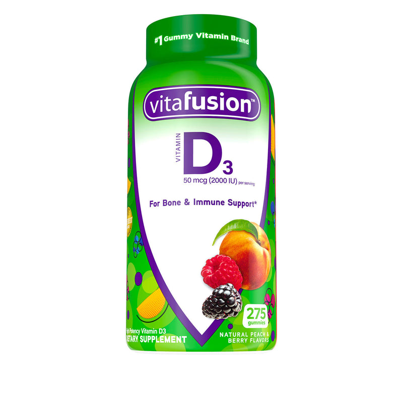 VitaFusion 비타민 D 구미 (275캐럿)