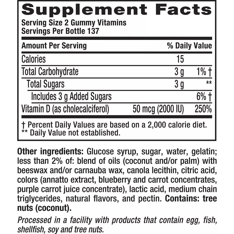 VitaFusion Vitamin D Gummies (275 ct.)