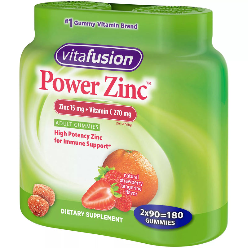 Vitafusion Power Zinc Gummies (90캐럿, 2팩)