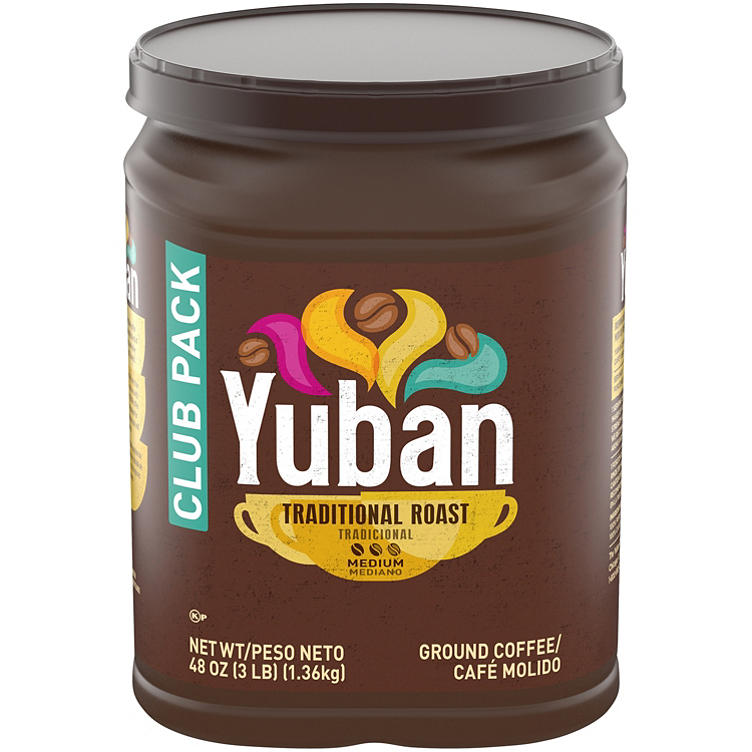 Yuban Traditional Roast Medium Roast Ground Coffee Club Pack (48 oz.)