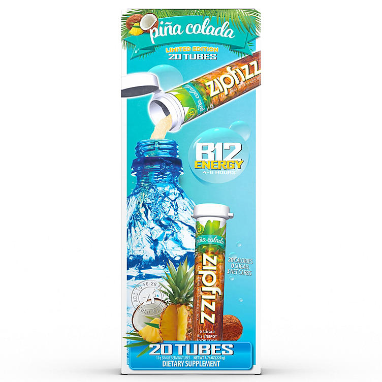 Zipfizz Energy Drink Mix, Piña Colada