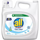 all Liquid Laundry Detergent Free Clear for Sensitive Skin (250 oz.,166 loads)