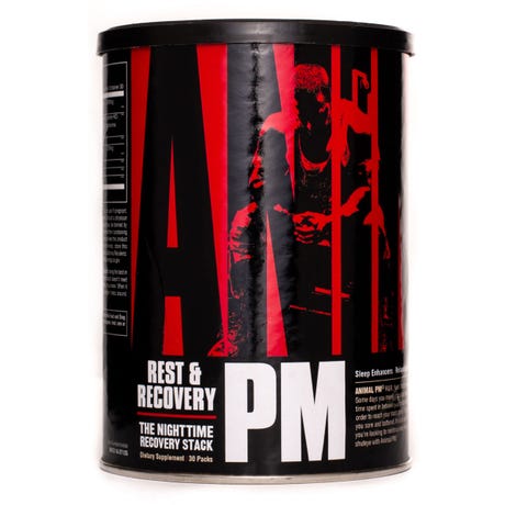 ANIMAL PM <h4> The Nighttime Anabolic Recovery Stack </h4>. ANIMAL PM <h4> مكدس التعافي الابتنائي الليلي </h4>