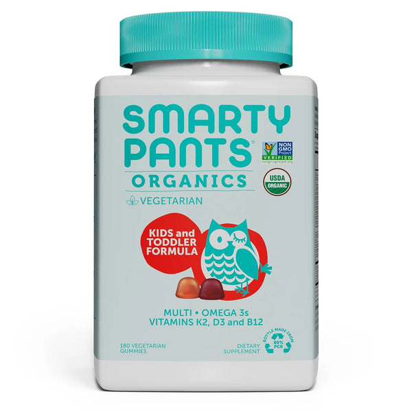 SmartyPants USDA 유기농 어린이 및 유아 종합 비타민 (180 ct.)