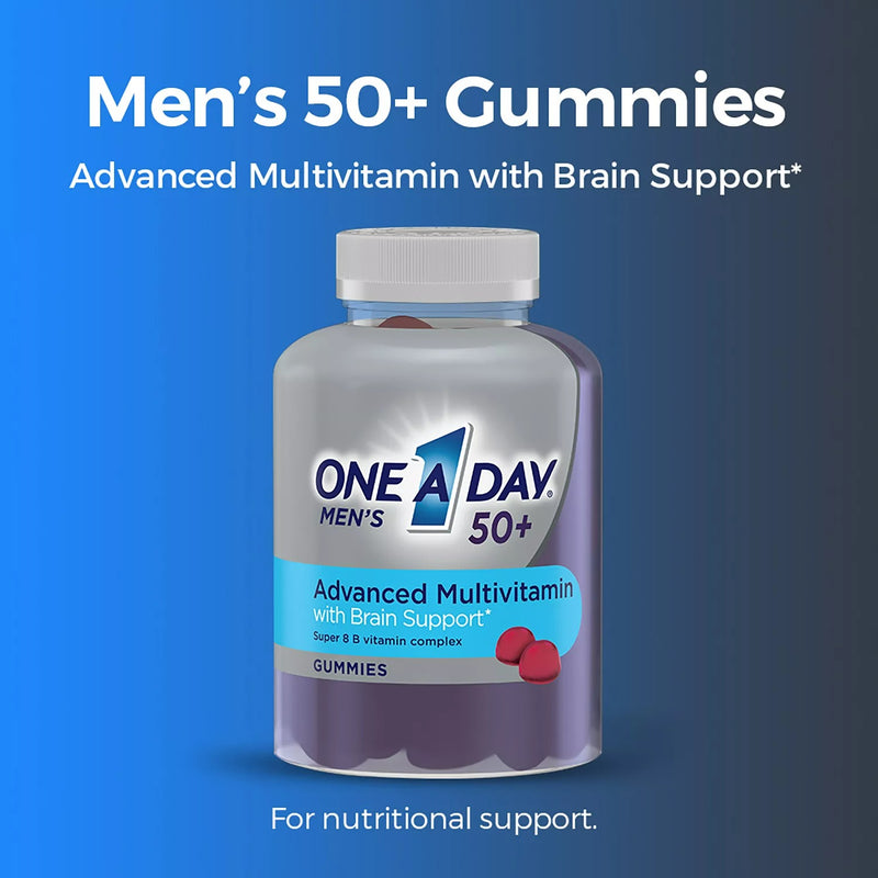 One A Day Men's 50+ Gummy Multivitamins (110 ct., 2 pk.)