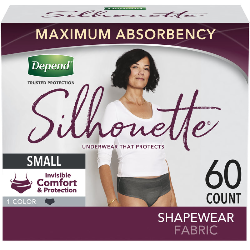 Depend Silhouette Incontinence Underwear for Women, Maximum Absorbency (Choose Your Size)