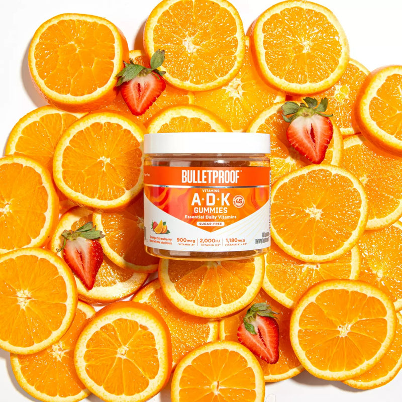 방탄 비타민 A+D+K 구미, 오렌지 딸기 (90캐럿)