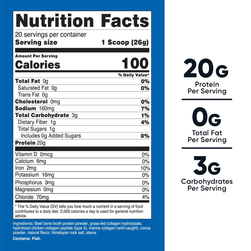 Nutricost Beef Bone Protein Powder + Multi Collagen