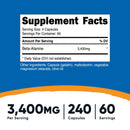 Nutricost Beta-Alanine Capsules