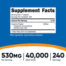 Nutricost Cayenne Pepper Capsules