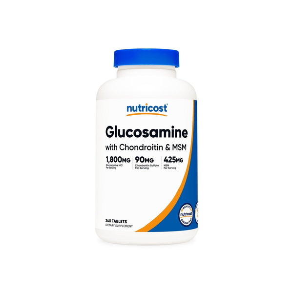 Nutricost Glucosamine + Chondroitin + MSM Tablets